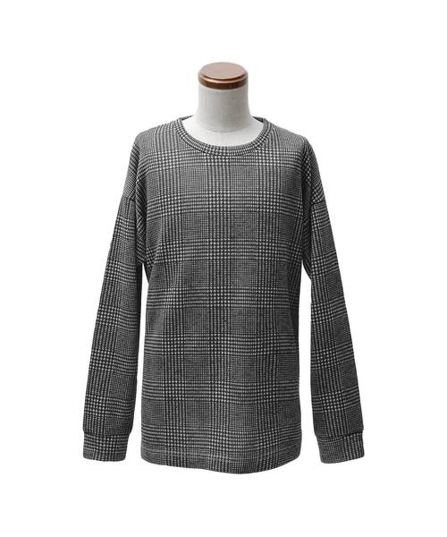 MinoriTY(マイノリティ)の「ニットフリースオーバーサイズトレーナー(スウェット・メンズ・ブラック/ネイビー/グレー/カモフラージュ/チェック・M/L)」の15枚目の写真