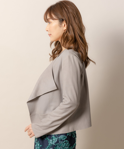 TONAL（トーナル）の「一重レザーライダース（ライダースジャケット 