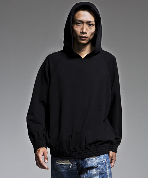 banal chic bizarre(バナルシックビザール)の「SWEAT PARKA ◆(パーカー・メンズ・ホワイト/ブラック・FREE)」の2枚目の写真