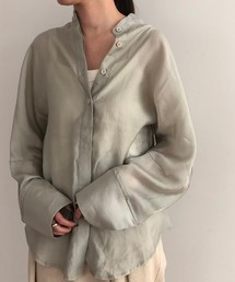 TODAYFUL | スタンドカラーシルケットシャツ(シャツ/ブラウス)