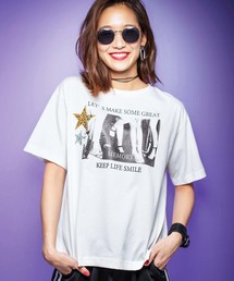 ゆるシルエットデザインTシャツ