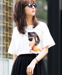 ゆるシルエットデザインTシャツ