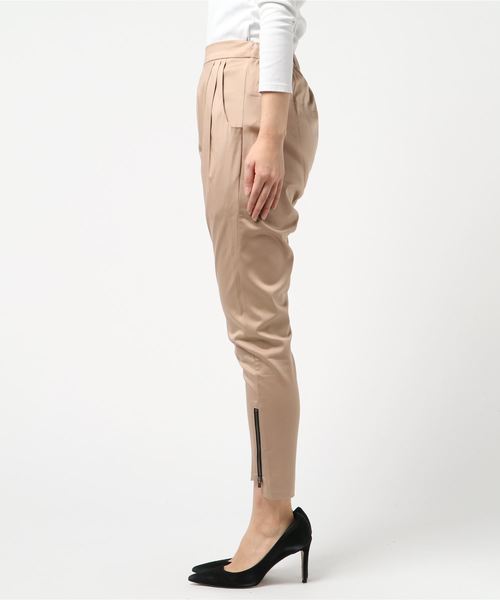 B'2nd(ビーセカンド)の「DROIT BELLO(ドロイトベロ)裾ZIPパンツ(その他パンツ・レディース・ベージュ・FREE)」の2枚目の写真