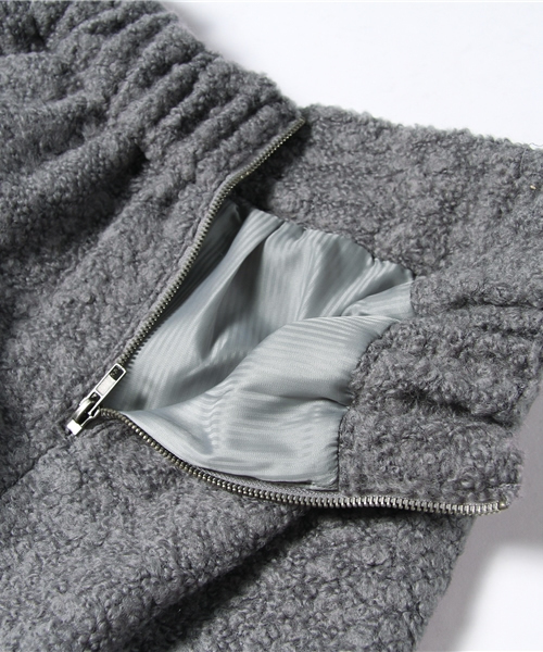 CIAOPANIC（チャオパニック）の「【Ciaopanic】モコモコSK（スカート・レディース・ライトグレー/ベージュ・FREE）」の9枚目の写真