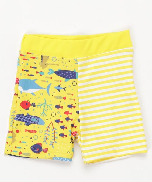 D.fesense（ディーフェセンス）の「【D.fesense /ディーフェセンス】スイムパンツ（水着・キッズ・ブルー/イエロー・90cm/100cm/80ｃｍ/110cm）」の3枚目の写真