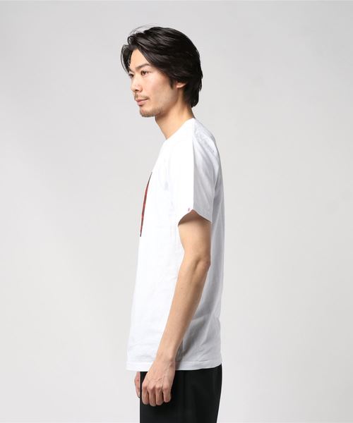 ELEMENT(エレメント)の「半袖Tシャツ ELEMENT LOGO BLOCK AJ021-206(Tシャツ/カットソー・メンズ・ホワイト/ブラック・M/L/XL)」の3枚目の写真