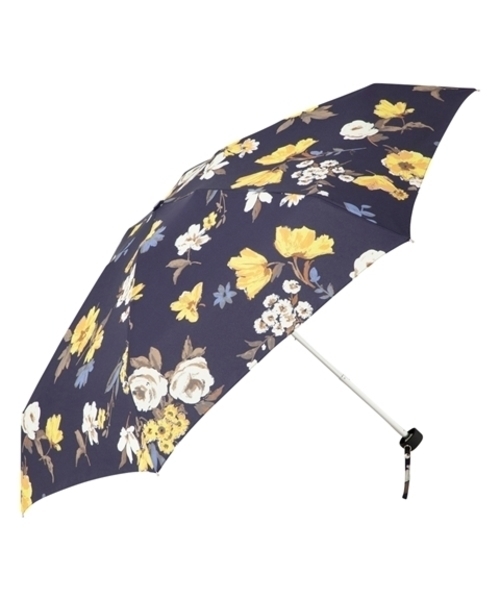Francfranc フランフラン の 雨傘 アニータ 折傘 50cm ネイビー 折りたたみ傘 Wear