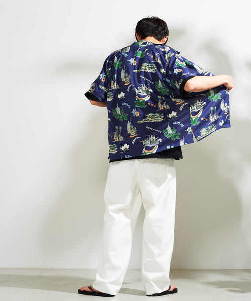 WEGO（ウィゴー）の「WEGO/デニムワイドパンツ（デニムパンツ・メンズ・ホワイト/インディゴブルー/ライトインディゴブルー・MEDIUM/LARGE/SMALL）」の7枚目の写真