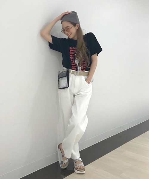 WEGO（ウィゴー）の「WEGO/デニムワイドパンツ（デニムパンツ・メンズ・ホワイト/インディゴブルー/ライトインディゴブルー・MEDIUM/LARGE/SMALL）」の19枚目の写真