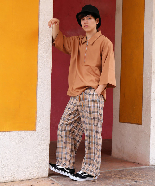 revertical(リバーティカル)の「チェックパンツ リラックスパンツ(その他パンツ・メンズ・ネイビー/グレー/ベージュ・LARGE/MEDIUM)」の5枚目の写真