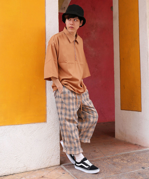 revertical(リバーティカル)の「チェックパンツ リラックスパンツ(その他パンツ・メンズ・ネイビー/グレー/ベージュ・LARGE/MEDIUM)」の6枚目の写真