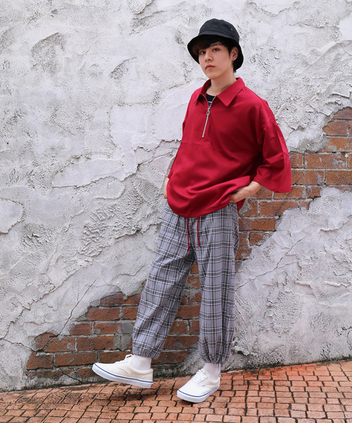 revertical(リバーティカル)の「チェックパンツ リラックスパンツ(その他パンツ・メンズ・ネイビー/グレー/ベージュ・LARGE/MEDIUM)」の7枚目の写真