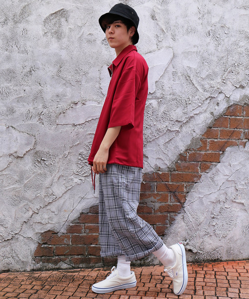 revertical(リバーティカル)の「チェックパンツ リラックスパンツ(その他パンツ・メンズ・ネイビー/グレー/ベージュ・LARGE/MEDIUM)」の8枚目の写真