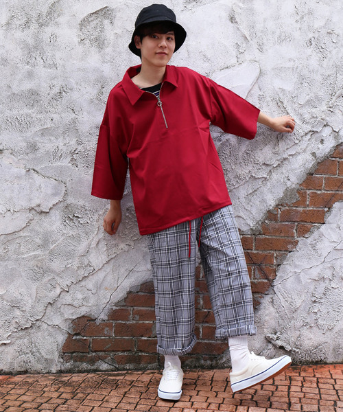 revertical(リバーティカル)の「チェックパンツ リラックスパンツ(その他パンツ・メンズ・ネイビー/グレー/ベージュ・LARGE/MEDIUM)」の10枚目の写真