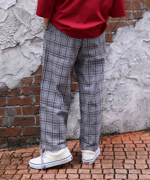 revertical(リバーティカル)の「チェックパンツ リラックスパンツ(その他パンツ・メンズ・ネイビー/グレー/ベージュ・LARGE/MEDIUM)」の17枚目の写真