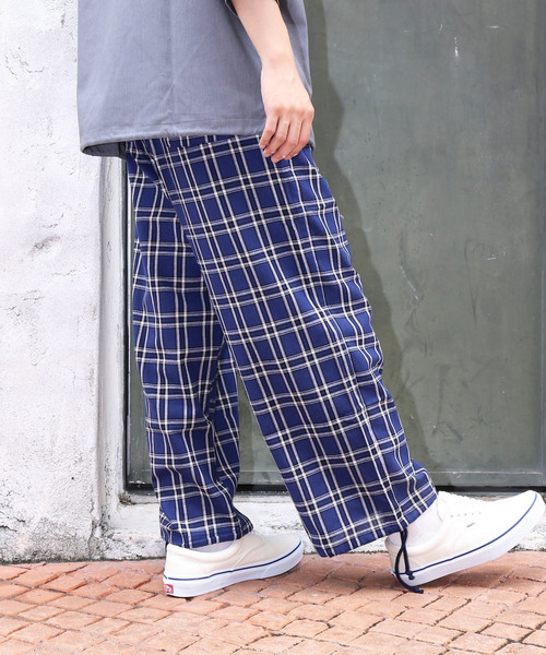 revertical(リバーティカル)の「チェックパンツ リラックスパンツ(その他パンツ・メンズ・ネイビー/グレー/ベージュ・LARGE/MEDIUM)」の19枚目の写真