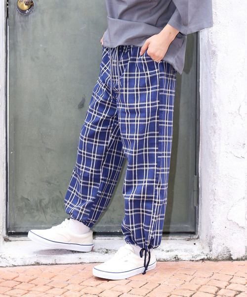 revertical(リバーティカル)の「チェックパンツ リラックスパンツ(その他パンツ・メンズ・ネイビー/グレー/ベージュ・LARGE/MEDIUM)」の22枚目の写真