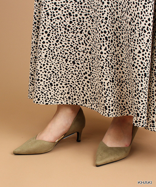 RANDA（ランダ）の「ストレスフリー/サイドオープンポインテッドトゥパンプス（パンプス・レディース・ブラック/グレー/カーキ/その他/ブラウン/グレイッシュベージュ・23/24/25/25.5/22.5/24.5/23.5/22）」の6枚目の写真