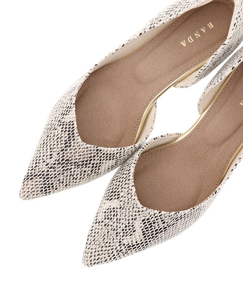 RANDA（ランダ）の「ストレスフリー/サイドオープンポインテッドトゥパンプス（パンプス・レディース・ブラック/グレー/カーキ/その他/ブラウン/グレイッシュベージュ・23/24/25/25.5/22.5/24.5/23.5/22）」の17枚目の写真