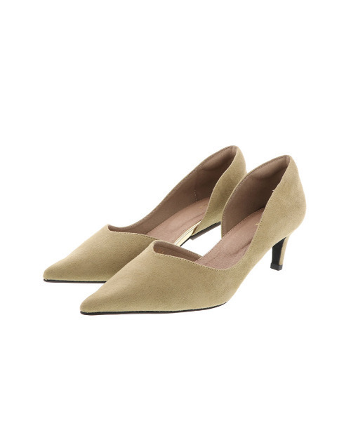 RANDA（ランダ）の「ストレスフリー/サイドオープンポインテッドトゥパンプス（パンプス・レディース・ブラック/グレー/カーキ/その他/ブラウン/グレイッシュベージュ・23/24/25/25.5/22.5/24.5/23.5/22）」の8枚目の写真