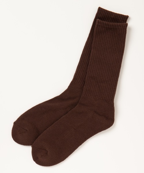 WEGO（ウィゴー）の「WEGO/レギュラーソックス（ソックス/靴下・メンズ・ホワイト/ブラック/カーキ/ブラウン/ダークブラウン/ダークグリーン/オレンジ/ベージュ/パープル/マスタード・FREE）」の4枚目の写真