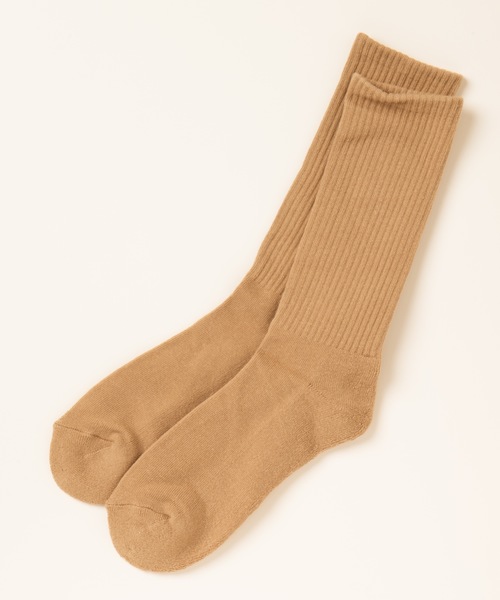 WEGO（ウィゴー）の「WEGO/レギュラーソックス（ソックス/靴下・メンズ・ホワイト/ブラック/カーキ/ブラウン/ダークブラウン/ダークグリーン/オレンジ/ベージュ/パープル/マスタード・FREE）」の6枚目の写真