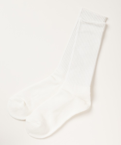 WEGO（ウィゴー）の「WEGO/レギュラーソックス（ソックス/靴下・メンズ・ホワイト/ブラック/カーキ/ブラウン/ダークブラウン/ダークグリーン/オレンジ/ベージュ/パープル/マスタード・FREE）」の2枚目の写真