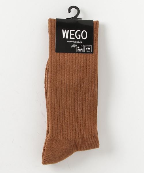 WEGO（ウィゴー）の「WEGO/レギュラーソックス（ソックス/靴下・メンズ・ホワイト/ブラック/カーキ/ブラウン/ダークブラウン/ダークグリーン/オレンジ/ベージュ/パープル/マスタード・FREE）」の16枚目の写真