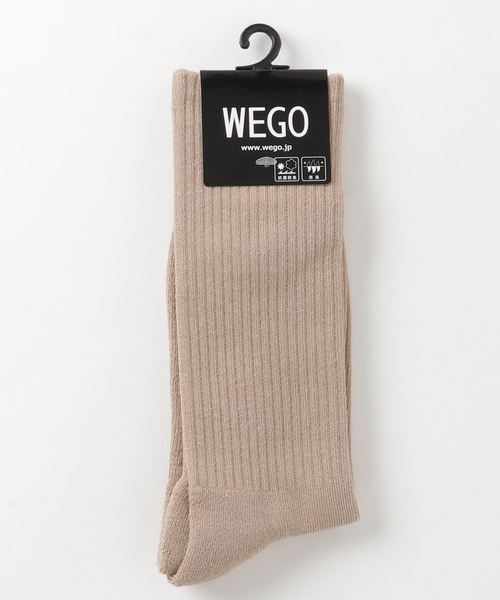 WEGO（ウィゴー）の「WEGO/レギュラーソックス（ソックス/靴下・メンズ・ホワイト/ブラック/カーキ/ブラウン/ダークブラウン/ダークグリーン/オレンジ/ベージュ/パープル/マスタード・FREE）」の17枚目の写真