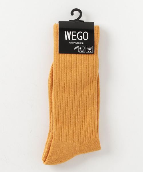 WEGO（ウィゴー）の「WEGO/レギュラーソックス（ソックス/靴下・メンズ・ホワイト/ブラック/カーキ/ブラウン/ダークブラウン/ダークグリーン/オレンジ/ベージュ/パープル/マスタード・FREE）」の21枚目の写真