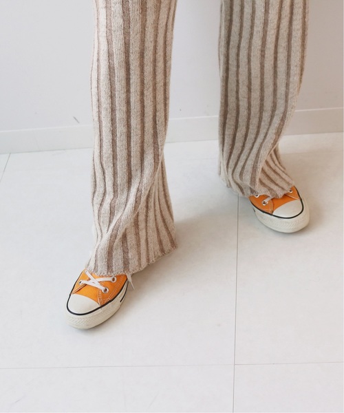 SLOBE citron.(スローブシトロン)の「SLOBE citron. バイカラーリブニットパンツ◆(その他パンツ・レディース・ベージュ/ブラウン・FREE)」の18枚目の写真