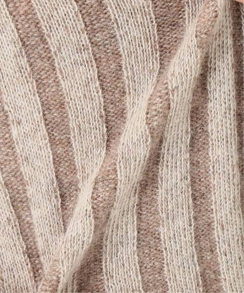 SLOBE citron.(スローブシトロン)の「SLOBE citron. バイカラーリブニットパンツ◆(その他パンツ・レディース・ベージュ/ブラウン・FREE)」の11枚目の写真