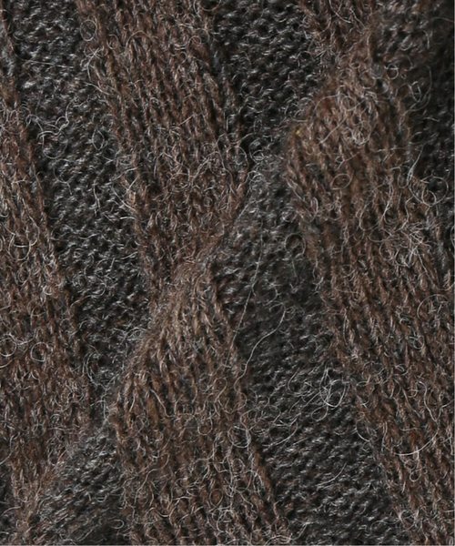 SLOBE citron.(スローブシトロン)の「SLOBE citron. バイカラーリブニットパンツ◆(その他パンツ・レディース・ベージュ/ブラウン・FREE)」の13枚目の写真