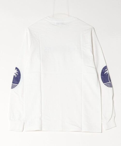 Revo.(レボ)の「【Safari掲載】LOGO L/S TEE by PALM/STRIPES(Tシャツ/カットソー・メンズ・ブラック/ピンク/グレー/ホワイト・M/L/S/XL)」の6枚目の写真