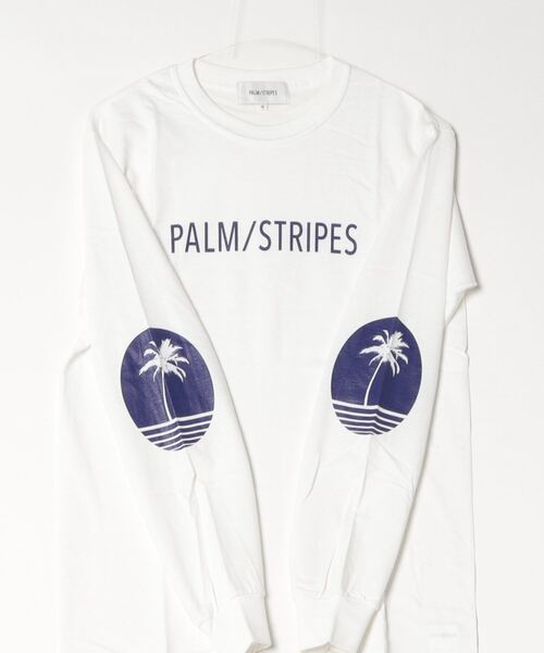 Revo.(レボ)の「【Safari掲載】LOGO L/S TEE by PALM/STRIPES(Tシャツ/カットソー・メンズ・ブラック/ピンク/グレー/ホワイト・M/L/S/XL)」の5枚目の写真
