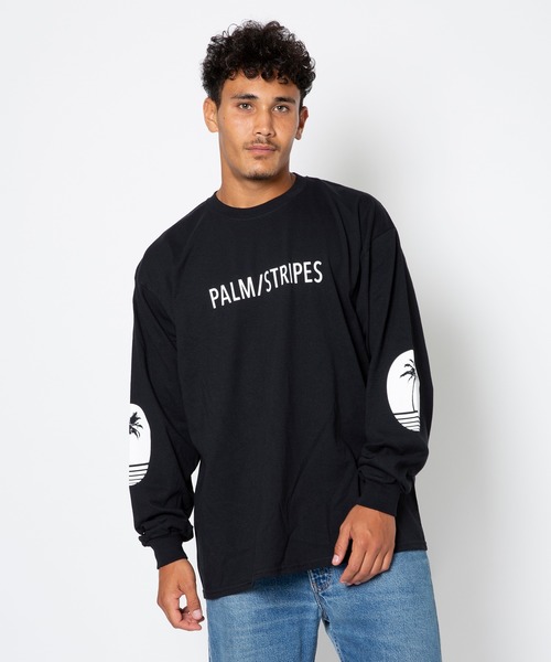 Revo.(レボ)の「【Safari掲載】LOGO L/S TEE by PALM/STRIPES(Tシャツ/カットソー・メンズ・ブラック/ピンク/グレー/ホワイト・M/L/S/XL)」の13枚目の写真
