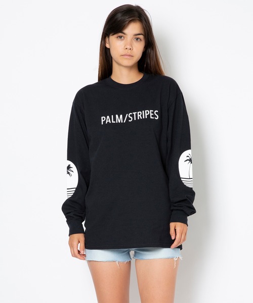 Revo.(レボ)の「【Safari掲載】LOGO L/S TEE by PALM/STRIPES(Tシャツ/カットソー・メンズ・ブラック/ピンク/グレー/ホワイト・M/L/S/XL)」の14枚目の写真