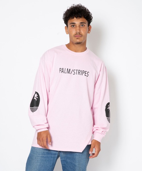 Revo.(レボ)の「【Safari掲載】LOGO L/S TEE by PALM/STRIPES(Tシャツ/カットソー・メンズ・ブラック/ピンク/グレー/ホワイト・M/L/S/XL)」の17枚目の写真