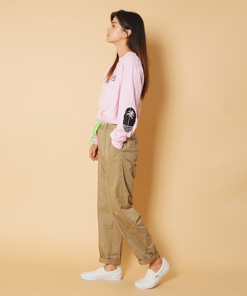 Revo.(レボ)の「【Safari掲載】LOGO L/S TEE by PALM/STRIPES(Tシャツ/カットソー・メンズ・ブラック/ピンク/グレー/ホワイト・M/L/S/XL)」の20枚目の写真