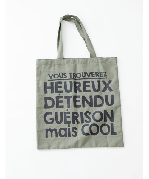 nop de nod（ノップドゥノッド）の「マルシェバッグ (Laukku fold)（トートバッグ・レディース・グレー/モカ/クリアレッド/スミクロ/ネイビー/カーキ・8/3）」の5枚目の写真