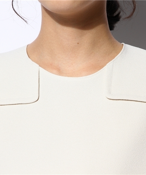 EDIT. FOR LULU（エディットフォールル）の「◆JENEVIEVEコラボクレーププルオーバー（シャツ/ブラウス・レディース・ホワイト/ピンク・FREE）」の8枚目の写真