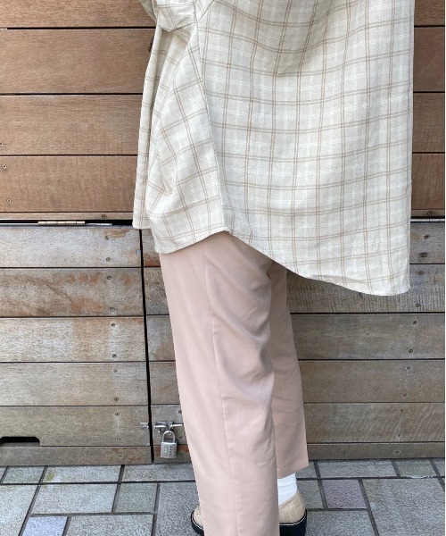 apres jour（アプレジュール）の「アソートチェックBIGシャツ【ZOZOTOWN限定アイテム】（シャツ/ブラウス・レディース・ベージュ/オフホワイト/ライトベージュ・フリー）」の18枚目の写真