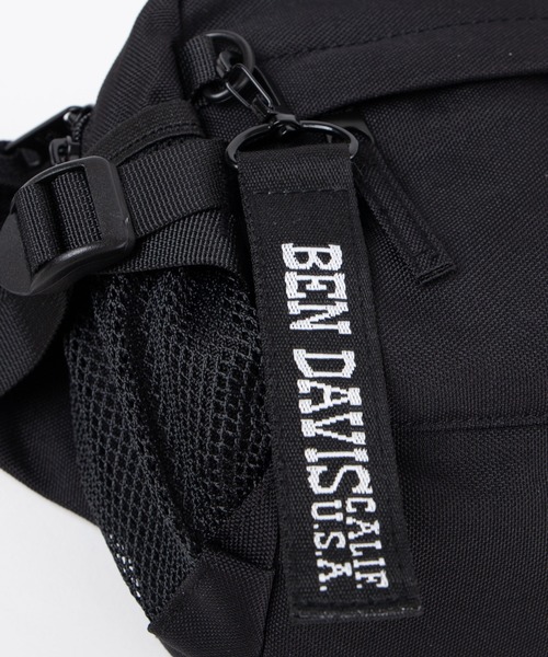 BEN DAVIS（ベンデイビス）の「WEGO/BEN DAVIS SQUARE WAIST BAG（ボディバッグ/ウエストポーチ・メンズ・ブラック・FREE）」の8枚目の写真