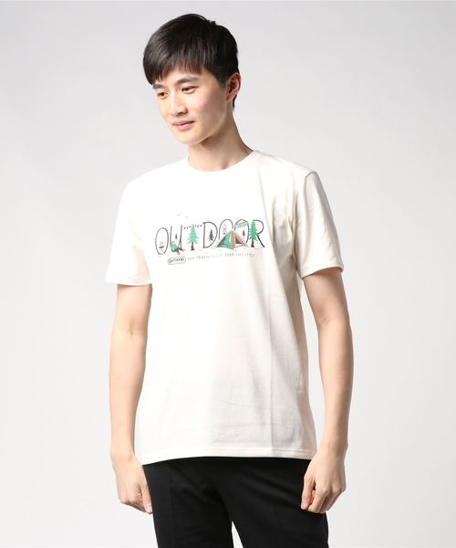 OUTDOOR PRODUCTS APPAREL(アウトドアプロダクツアパレル)の「ドライ機能付き グラフィックプリントT 速乾性(Tシャツ/カットソー・メンズ・ブラウン/アイボリー/ベージュ/ホワイト系その他/エメラルド/ホワイト/ネイビー/ブラック/オレンジ/チャコールグレー・MEDIUM/LARGE/X-LARGE/SMALL)」の7枚目の写真