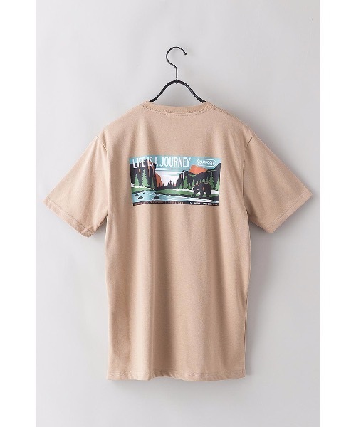 OUTDOOR PRODUCTS APPAREL(アウトドアプロダクツアパレル)の「ドライ機能付き グラフィックプリントT 速乾性(Tシャツ/カットソー・メンズ・ブラウン/アイボリー/ベージュ/ホワイト系その他/エメラルド/ホワイト/ネイビー/ブラック/オレンジ/チャコールグレー・MEDIUM/LARGE/X-LARGE/SMALL)」の11枚目の写真