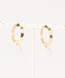 U.Q | ウッドパールピアス(ピアス（両耳用）)