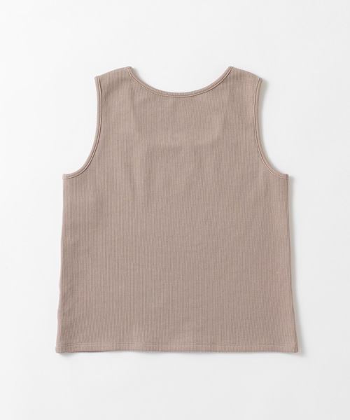 mystic（ミスティック）の「ワッフルスクエアタンクトップ（タンクトップ・レディース・アイボリー/ブラック/モカ/オレンジ・FREE）」の10枚目の写真