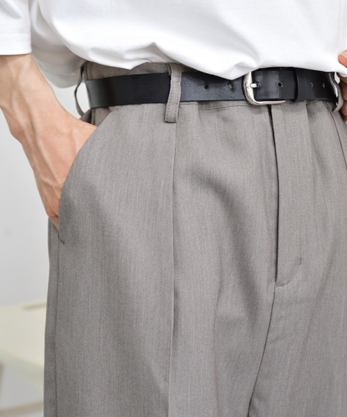 kutir(クティール)の「センタープレスパンツ セットアップ着用可能(スラックス・メンズ・ライトブルー/パープル/ライトベージュ/レンガ・SMALL/MEDIUM/LARGE)」の20枚目の写真