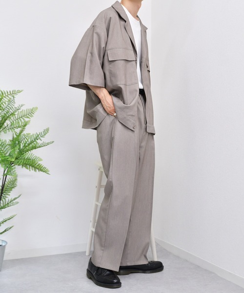 kutir(クティール)の「センタープレスパンツ セットアップ着用可能(スラックス・メンズ・ライトブルー/パープル/ライトベージュ/レンガ・SMALL/MEDIUM/LARGE)」の15枚目の写真