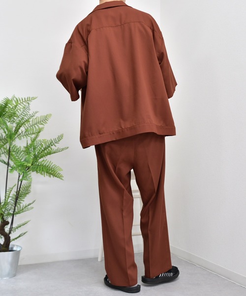 kutir(クティール)の「センタープレスパンツ セットアップ着用可能(スラックス・メンズ・ライトブルー/パープル/ライトベージュ/レンガ・SMALL/MEDIUM/LARGE)」の8枚目の写真